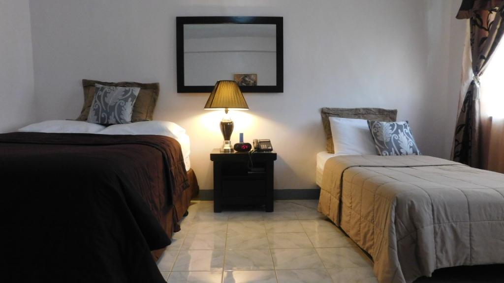 The lobby of Seven Stars Inn, Pohnpei, Micronesia.